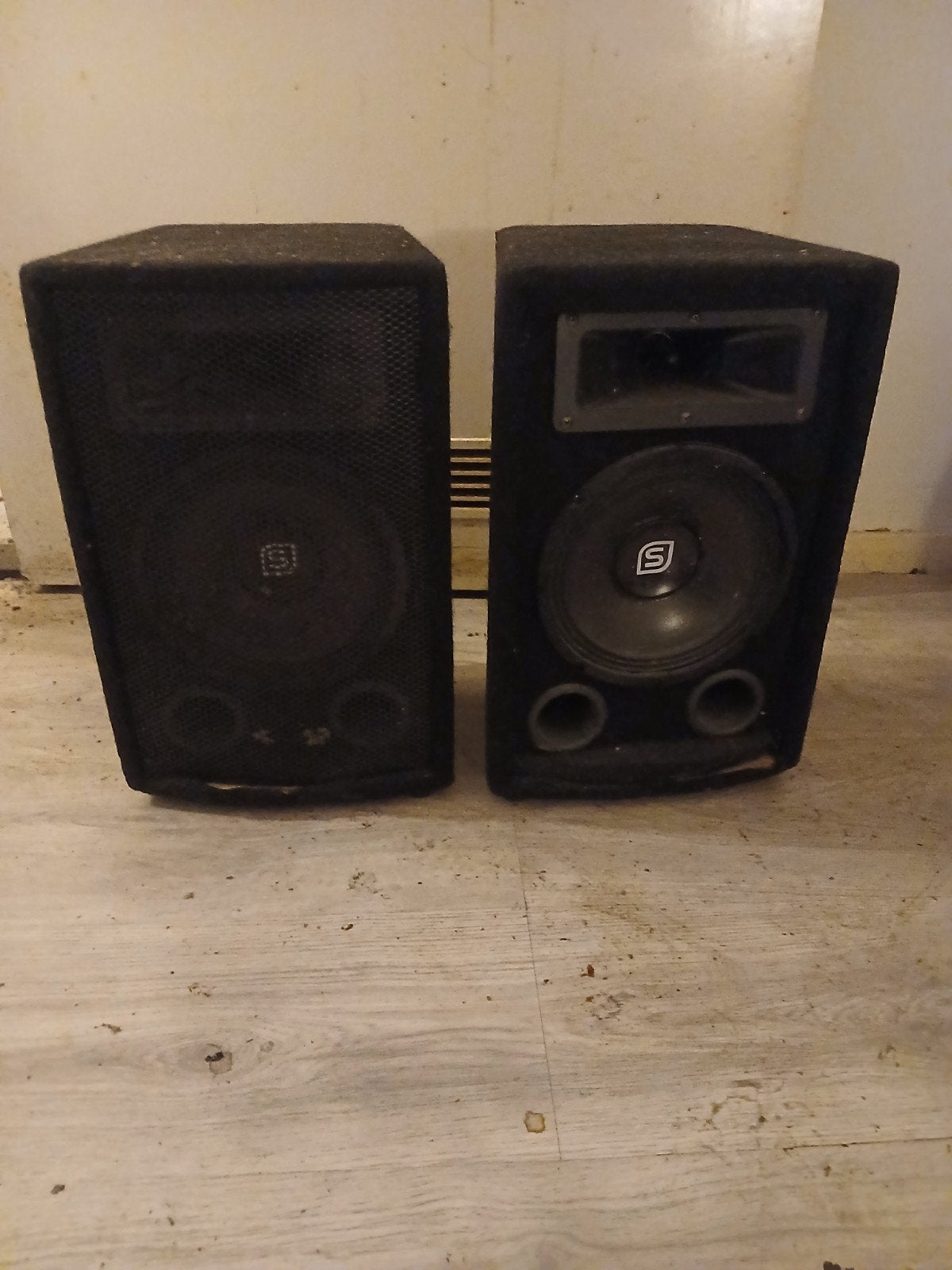 Skytec SL8 400W Passieve PA Luidsprekers (Set van 2), Gebruikt, Overige typen, Ophalen of Verzenden, 150 watt of meer