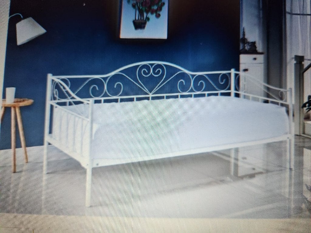 kinderbed/logeerbed, Huis en Inrichting, Ophalen, Eenpersoons, Wit, Romantisch