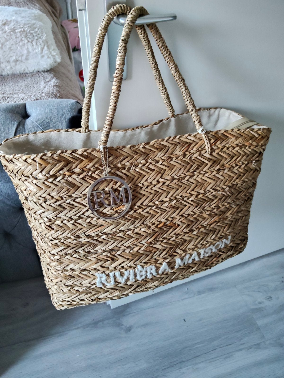 Riviera Maison strandtas, Ophalen of Verzenden, Zo goed als nieuw, Overige typen