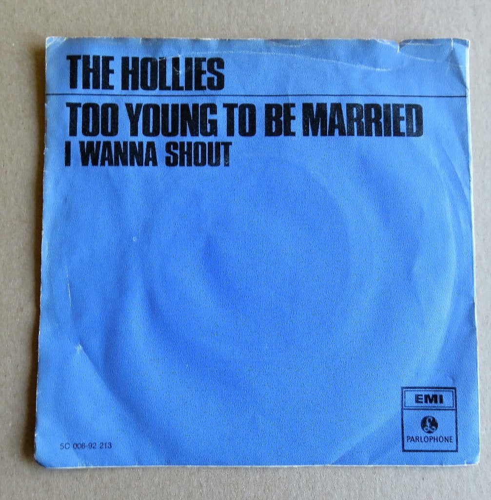 The Hollies, vinyl single, Gebruikt, Ophalen of Verzenden, Pop, Overige typen