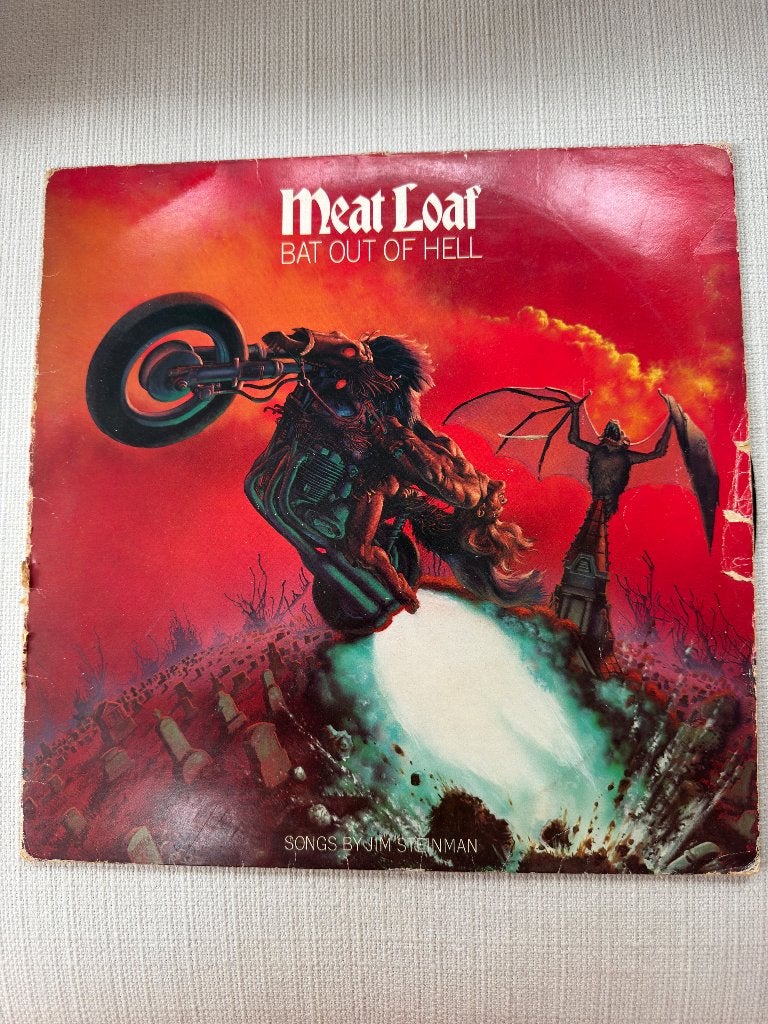 Lp Meat Loaf bat out of hell, Ophalen, LP, Rock, Gebruikt