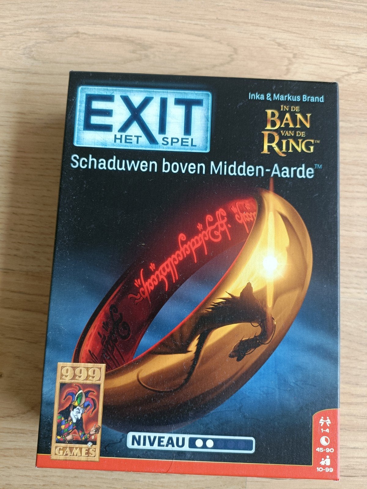 Exit In de ban van de Ring, Een of twee spelers, Ophalen, Gebruikt, 999 Games