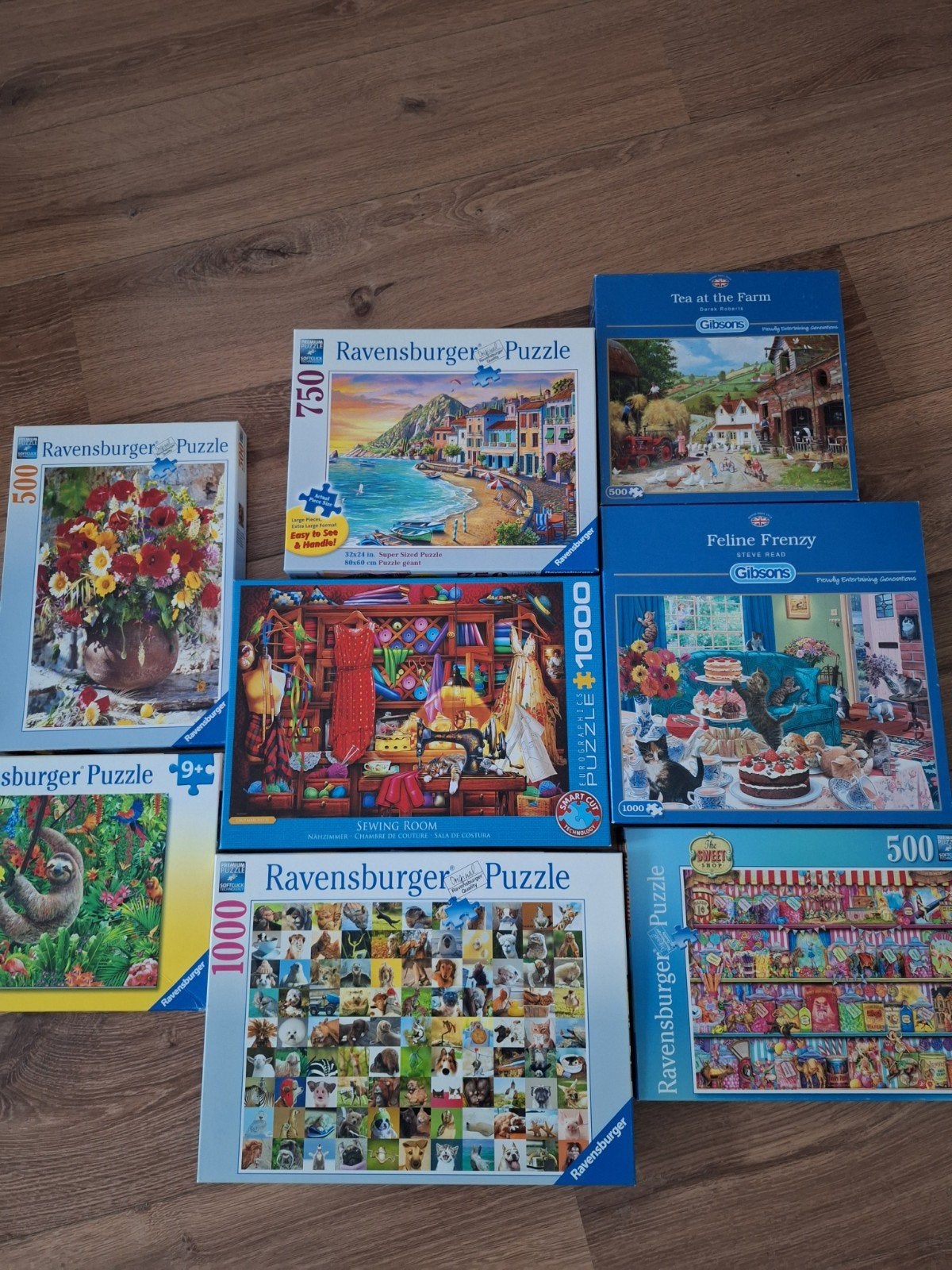 13 legpuzzels van 300 tot 1000 stukjes.Gibsons,ravensburger, Ophalen of Verzenden, 500 t/m 1500 stukjes, Zo goed als nieuw
