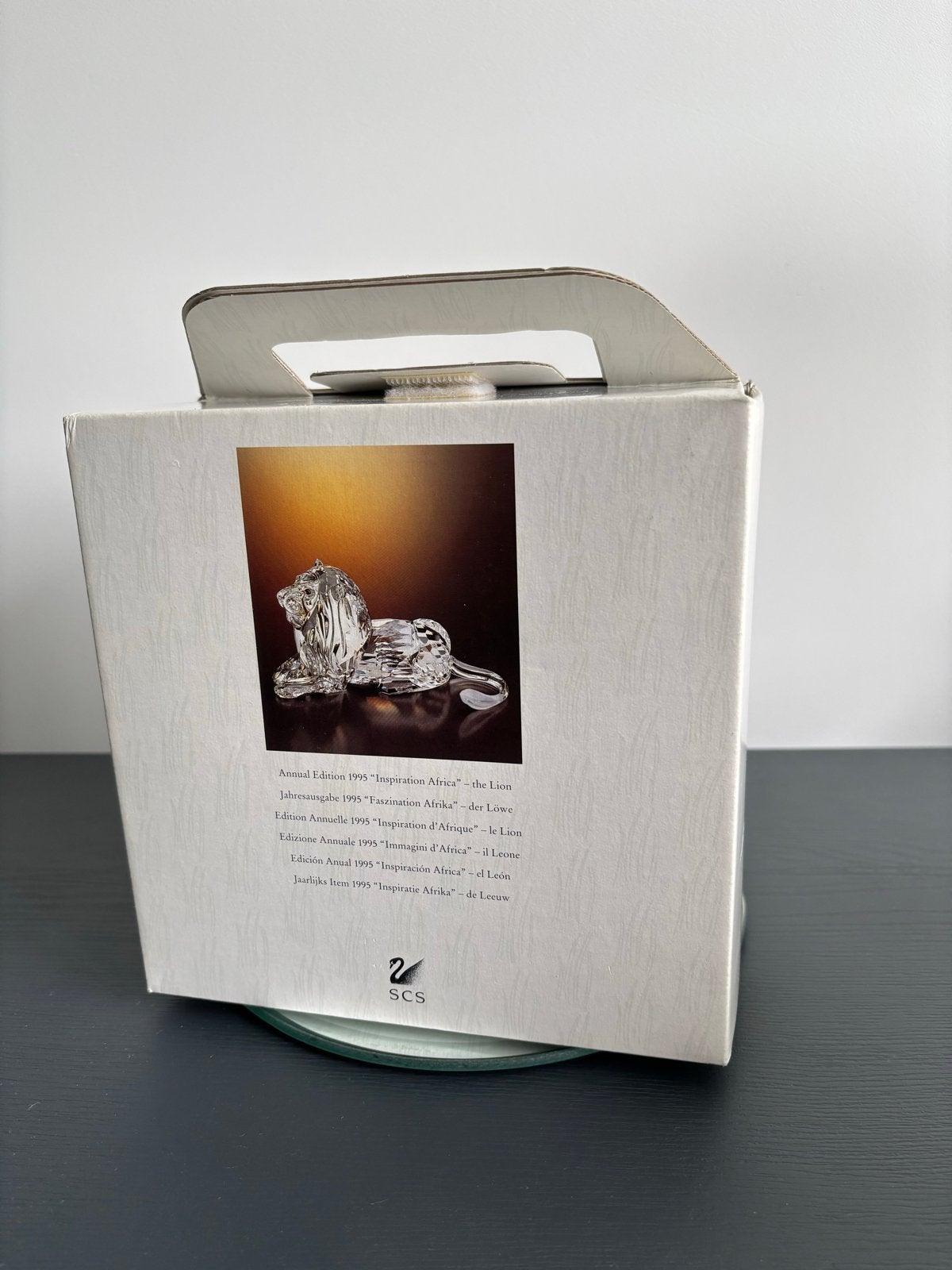 Swarovski SCS Jaarlijkse Editie 1995 "Inspiratie Afrika" Lee, Antiek en Kunst, Antiek | Glas en Kristal, Ophalen of Verzenden
