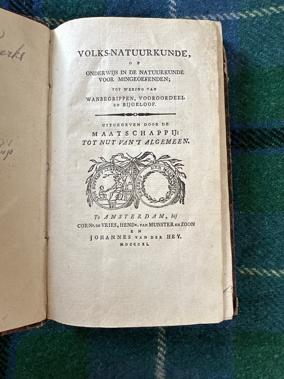 Volks-Natuurkunde, Onderwijs in de Natuurkunde (1811), Antiek en Kunst, Ophalen of Verzenden
