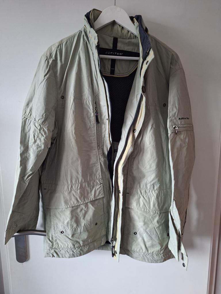 3x heren regen/zomerjas, Ophalen of Verzenden, Zo goed als nieuw, Beige