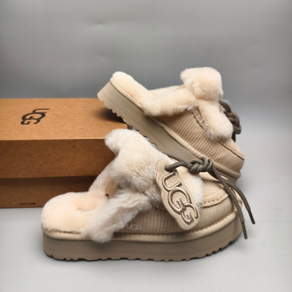 UGG Disquette Heritage beige 38/39 | Nieuw met doos, UGG, Beige, Nieuw, Ophalen of Verzenden