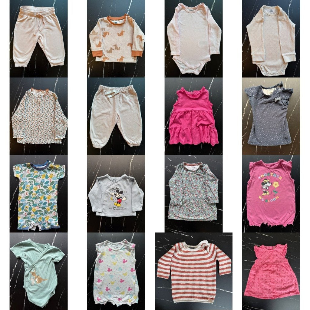 Meisjeskleding bundel maat 74-80 – 25 stuks, Kinderen en Baby's, Ophalen of Verzenden, Gebruikt, Overige maten