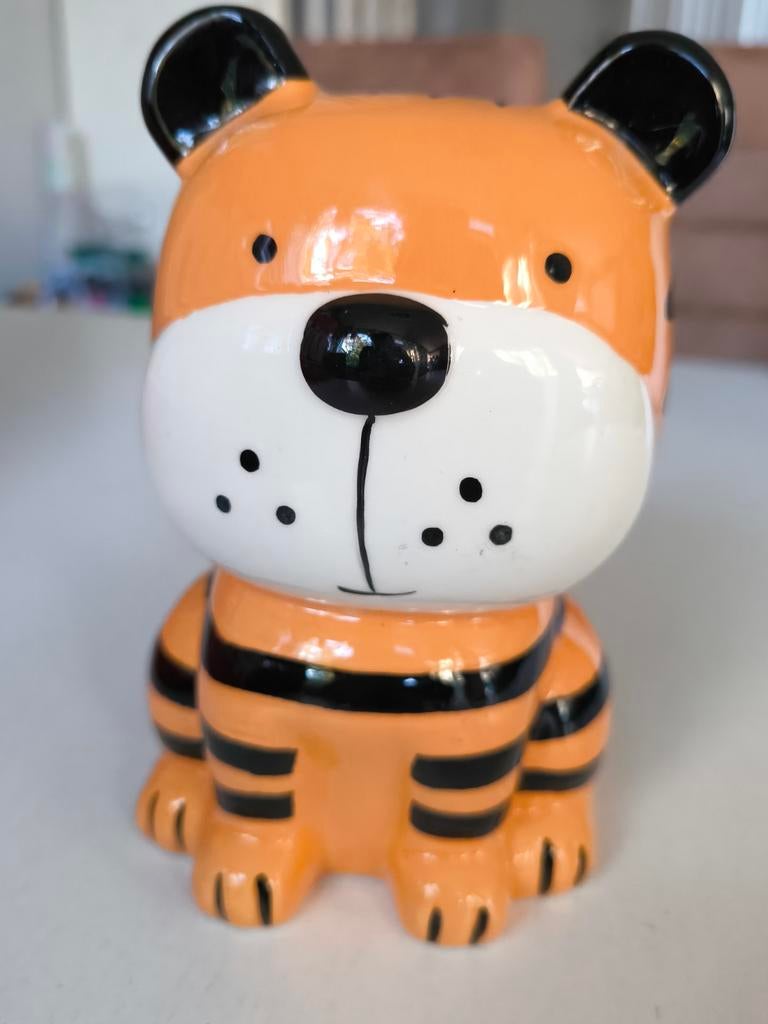 Leuke tijger spaarpot - perfect voor kinderkamer, Verzamelen, Spaarpotten, Ophalen of Verzenden
