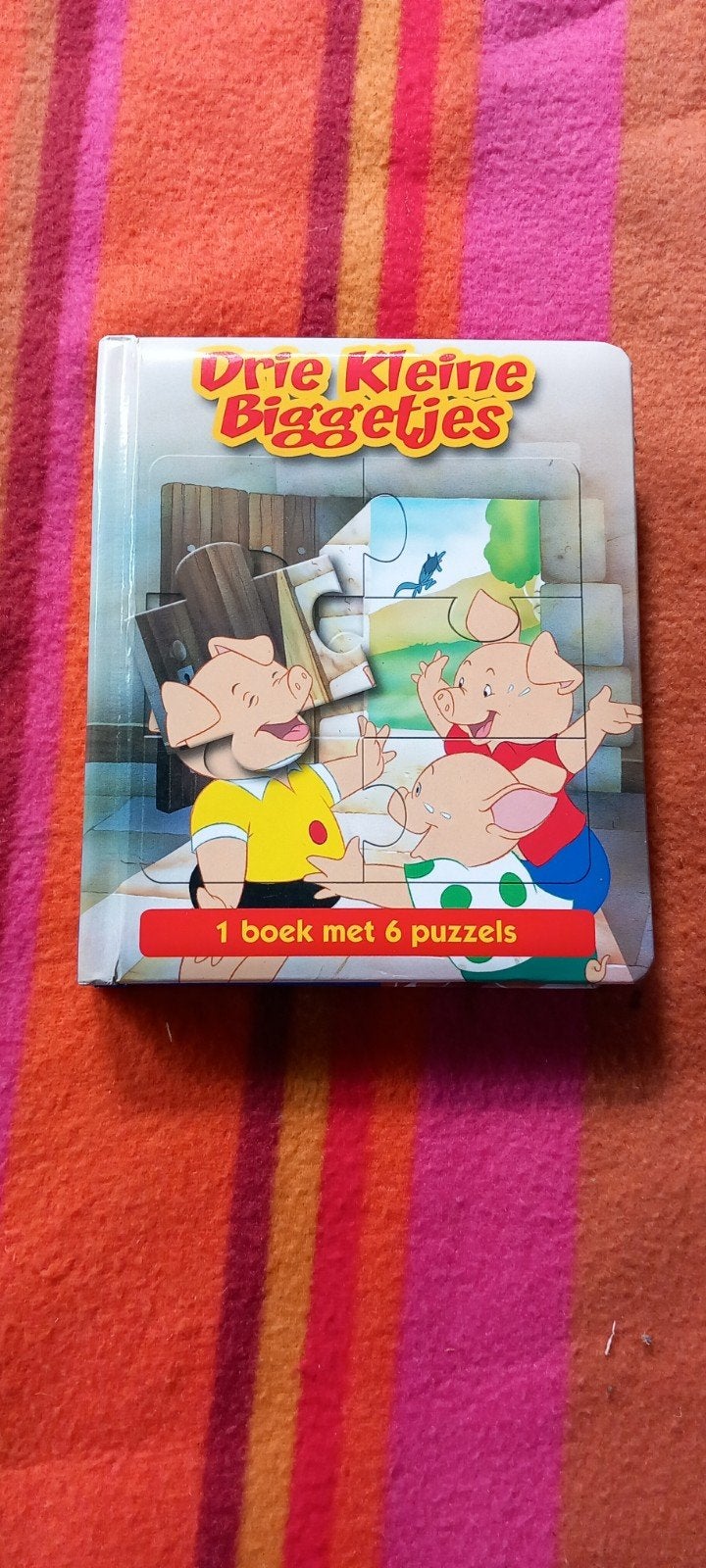 Drie Kleine Biggetjes - Puzzelboekje, Boeken, Ophalen of Verzenden