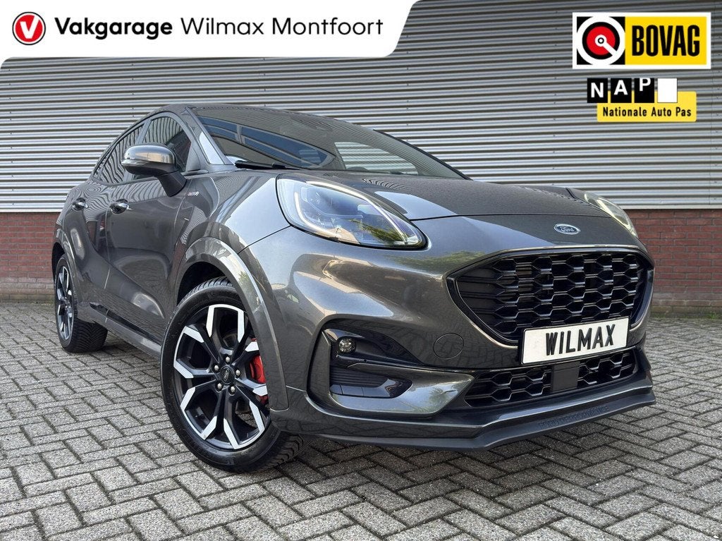 Ford Puma 1.0 EcoBoost Hybrid ST-Line X|B&O|Trekhaak afneemb, Auto's, Voorwielaandrijving, Leder en Stof, 23 km/l, Bedrijf