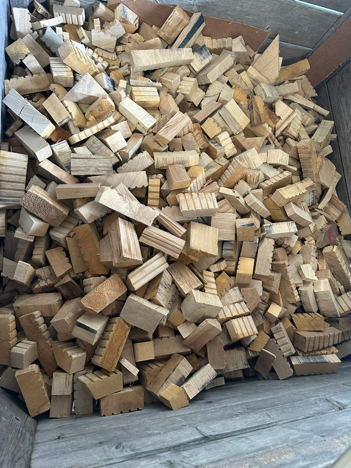 Eikenhout Chunks voor BBQ & Roken, Minder dan 3 m³, Ophalen, Eikenhout, Blokken