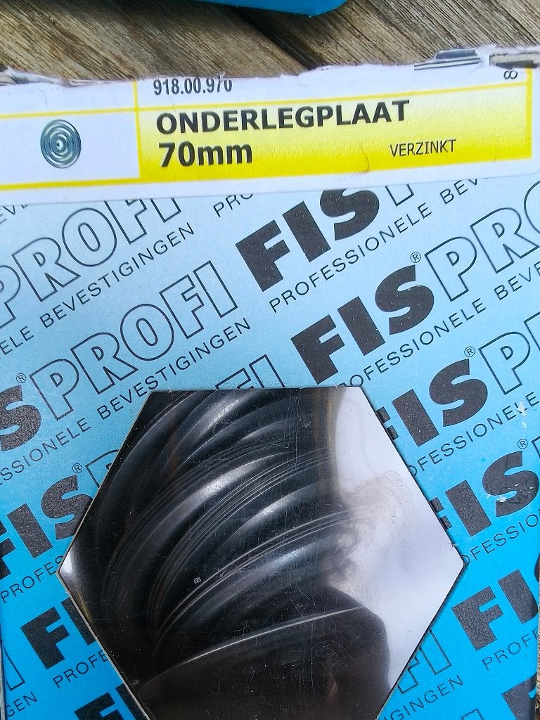 Onderlegplaat 70mm FisProfi, Ophalen of Verzenden, Nieuw, 50 tot 100 mm, Overige typen