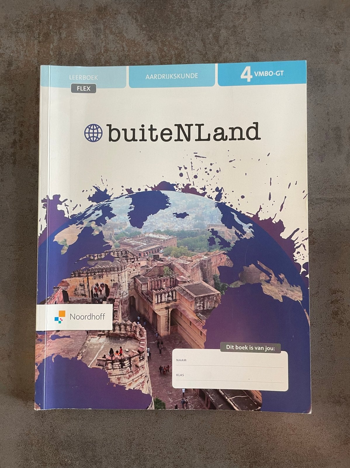 Buitenland Aardrijkskunde 4 VMBO-GT Leerboek Noordhoff, Boeken, Ophalen of Verzenden, Zo goed als nieuw, VMBO, Aardrijkskunde