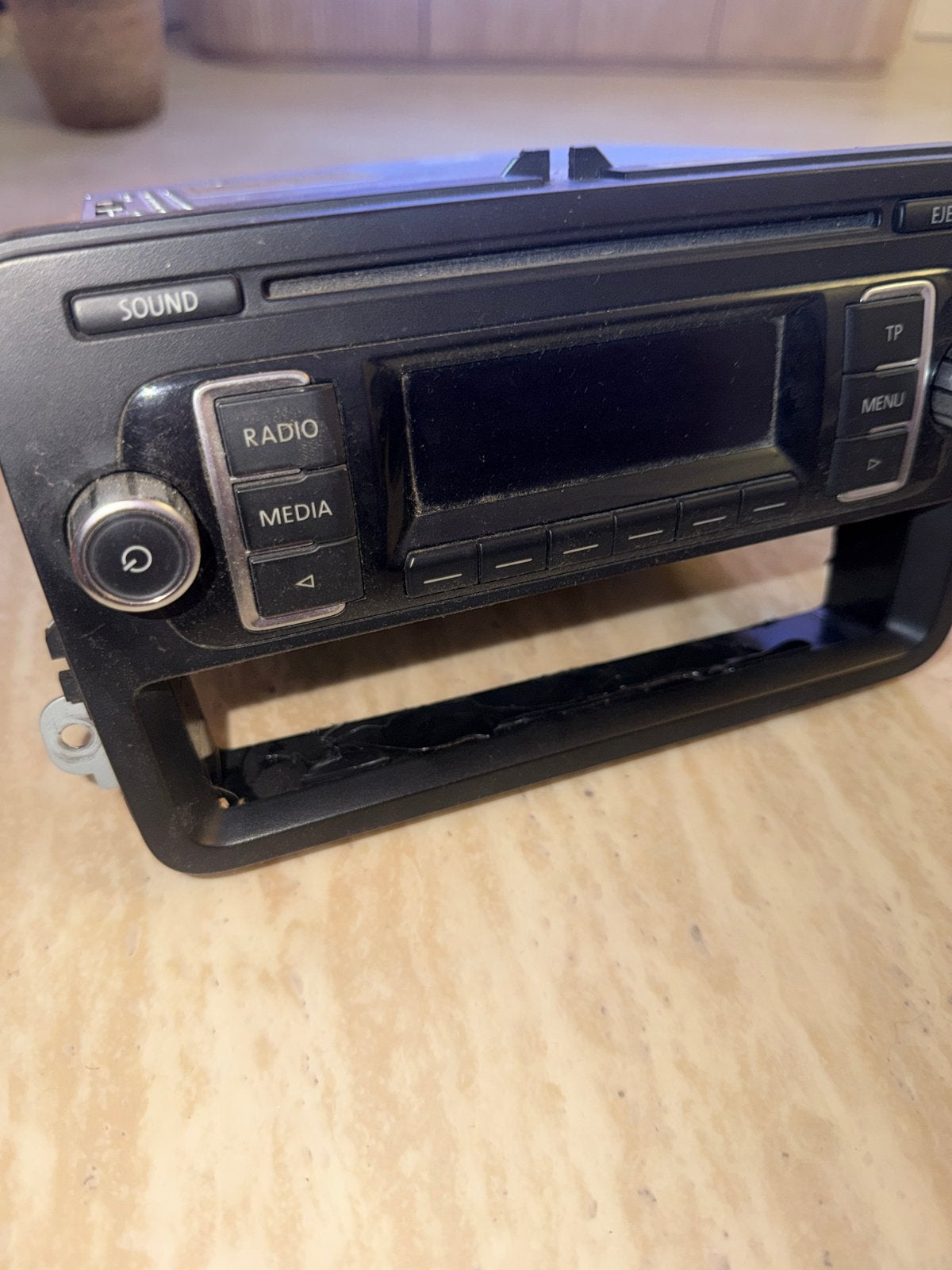 VW T5 Originele CD Speler Radio Unit ULVWMP3 7E0035156B, Ophalen of Verzenden, Gebruikt
