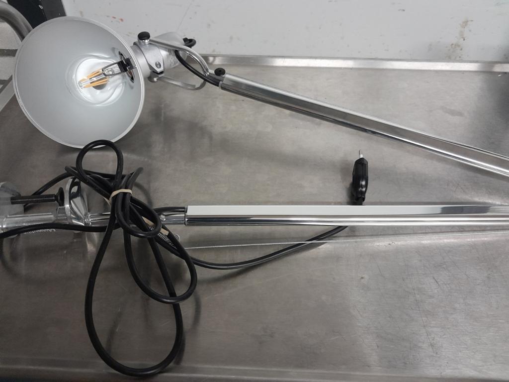 Artemide Tolomeo Tavolo bureaulamp met klem, Ophalen of Verzenden, Gebruikt, Modern, Design, Industrieel