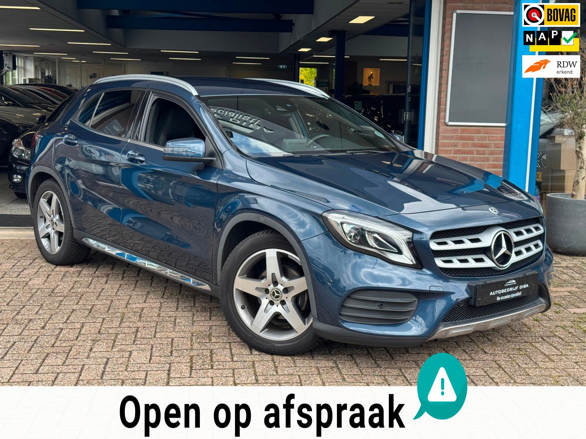Mercedes-Benz GLA-klasse 180 AMG Limited 2019 AUT NAVI CLIO, Auto's, Dealer onderhouden, Gebruikt, 4 cilinders, 715 kg