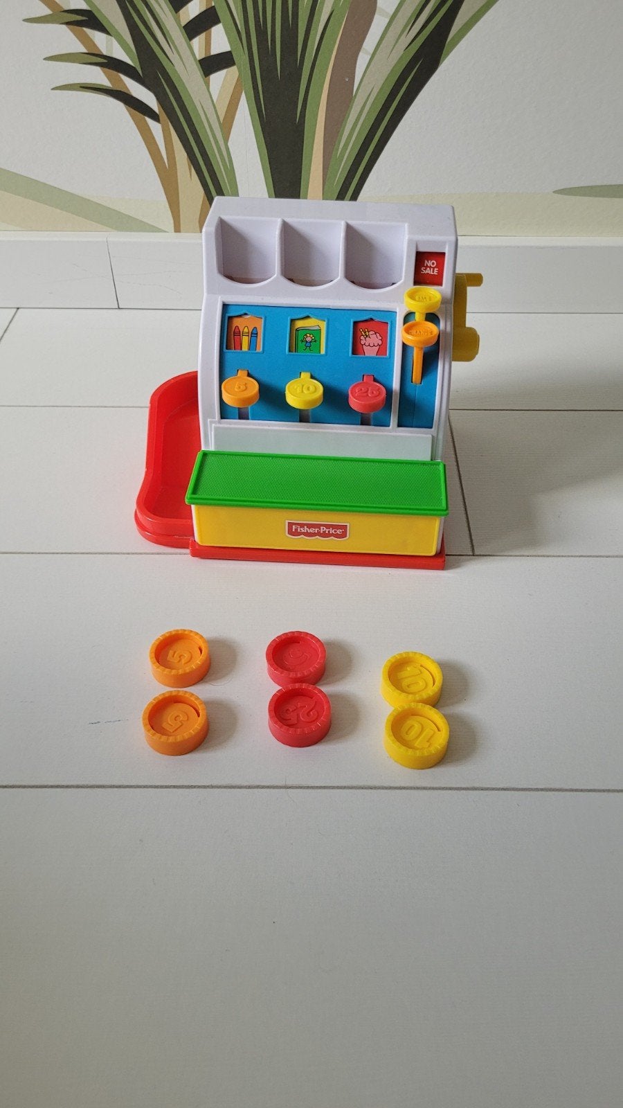 Fisher-Price Kassa met Munten - Educatief Speelgoed, Ophalen, Gebruikt, Jongen of Meisje