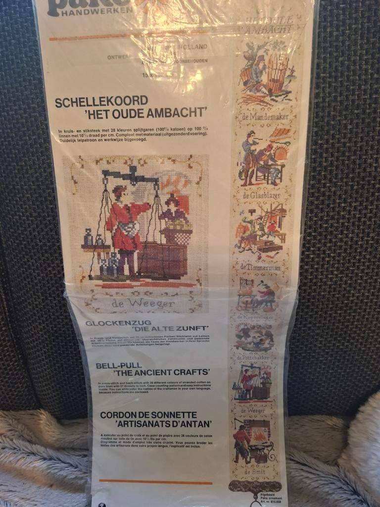 Schellekoord-het oude ambachten, Hobby en Vrije tijd, Borduren en Borduurmachines, Ophalen of Verzenden, Nieuw, Borduurpakket