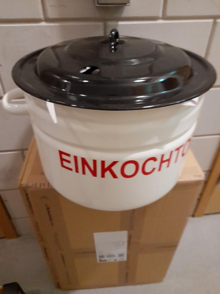 Grote Weckketel (38cm)  Zo goed als nieuw, Overige typen, Verzenden, Zo goed als nieuw, Metaal