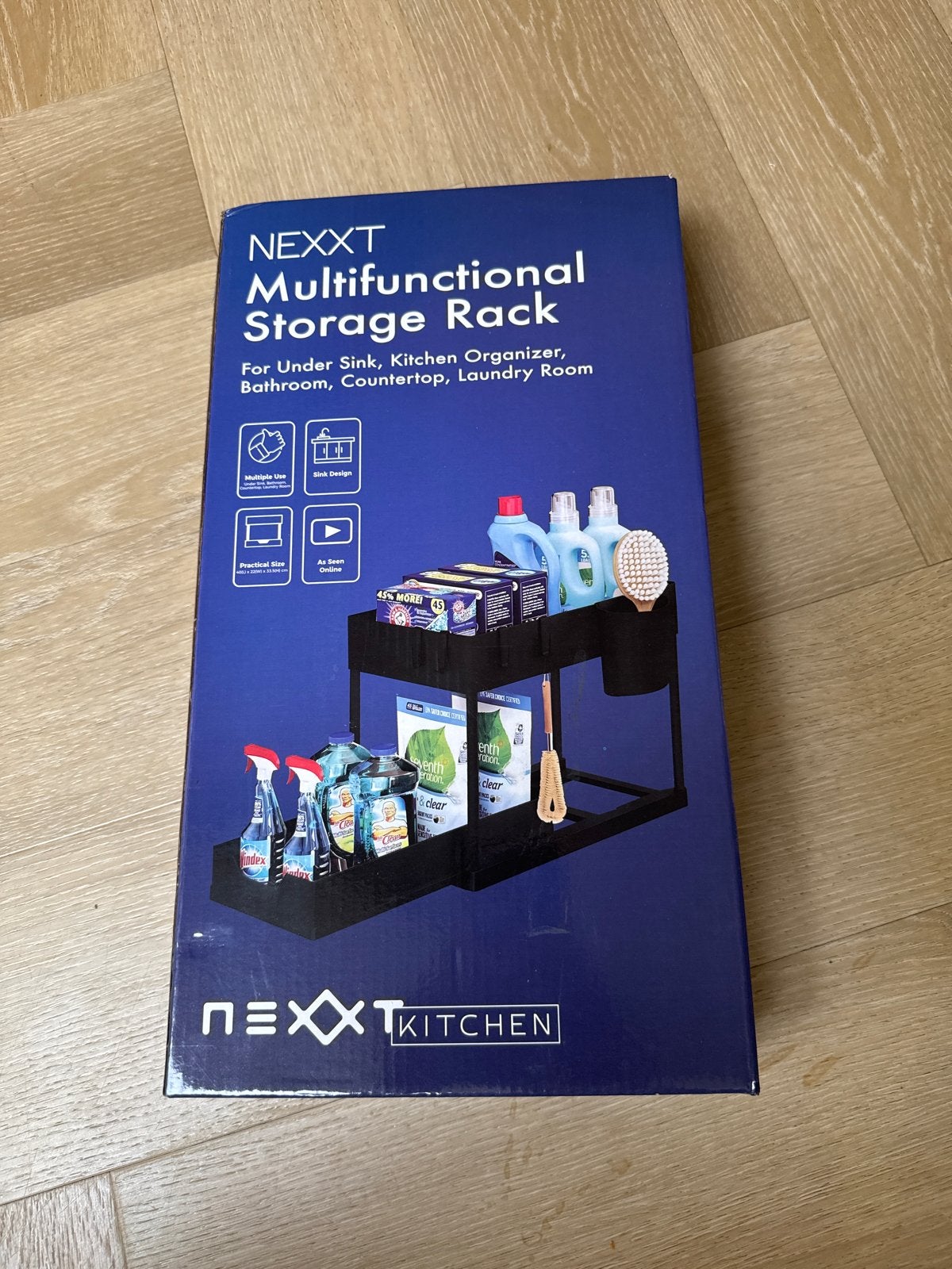 NEXXT Multifunctioneel Opbergrek - Keuken & Badkamer, Overige typen, Nieuw, Ophalen of Verzenden, Zwart