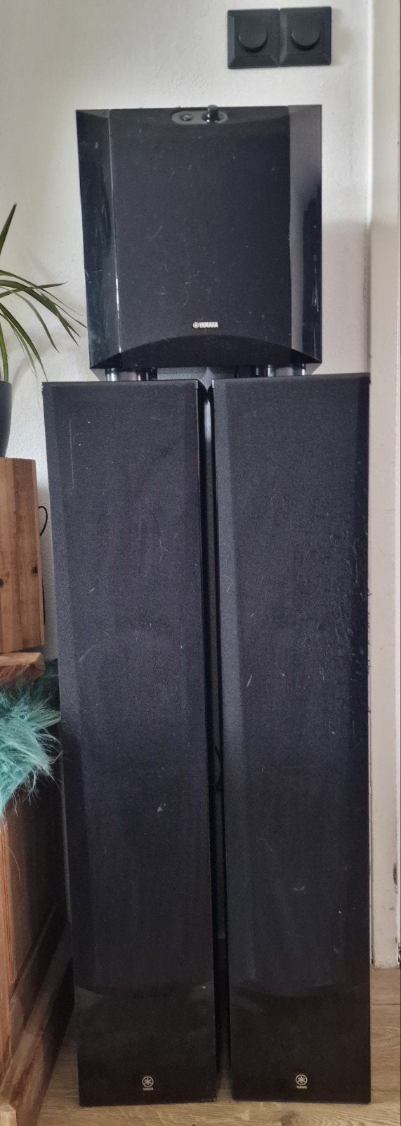 Yamaha NS-55 speakers, subwoofer en Marantz NR1710 receiver, Losse componenten, Yamaha, N.v.t, Speakers
