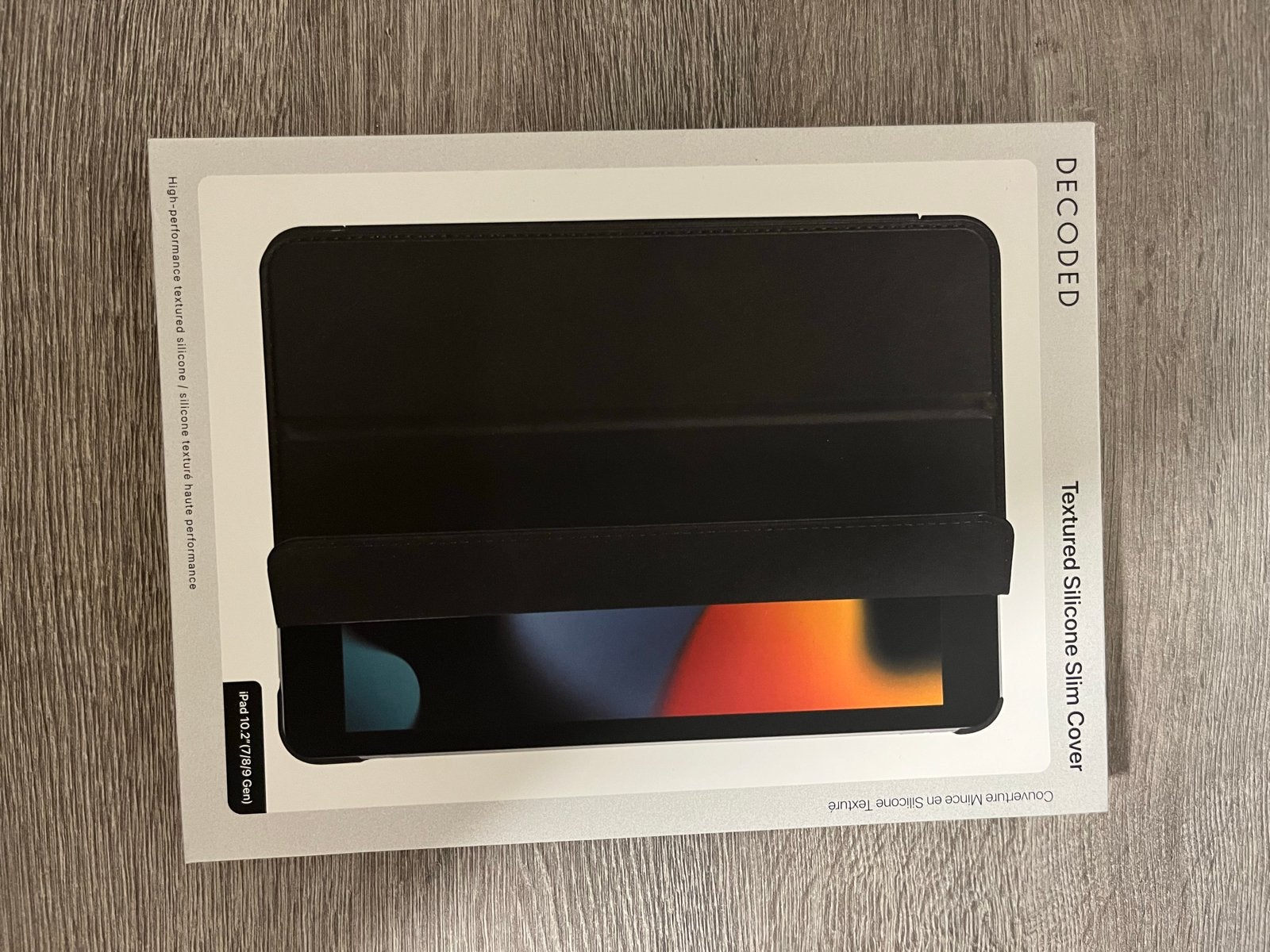 DECODED Textuur Siliconen Slim Cover voor iPad 10.2 (7/8/9 G, Computers en Software, Ophalen of Verzenden, Nieuw, 10 inch, Bescherming voor- en achterkant