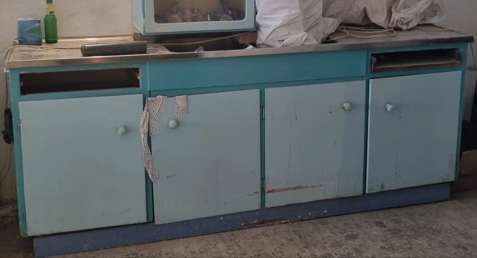Vintage keuken - wellicht Piet zwart - ophalen voor woensdag, Huis en Inrichting, Ophalen, Gebruikt, Enkelwandige keuken