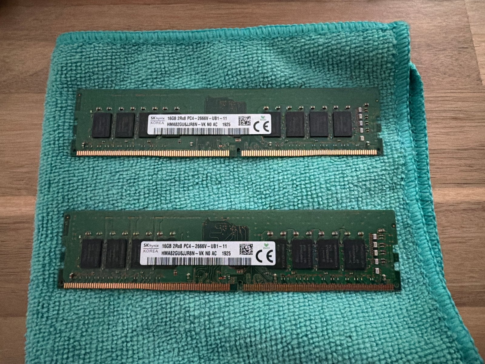 SK Hynix 32GB DDR4 RAM PC4-2666V Geheugenmodule (2 stuks), Computers en Software, RAM geheugen, 32 GB, Server, DDR4, Ophalen of Verzenden