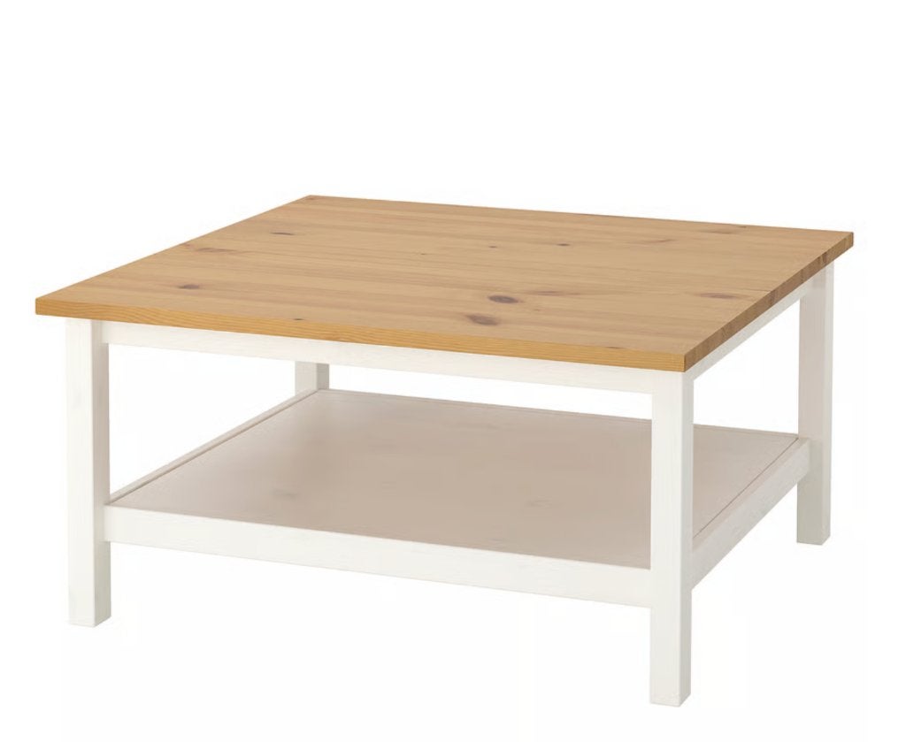 HEMNES Coffee Table, Huis en Inrichting, Tafels | Salontafels, Ophalen, 50 tot 100 cm, Vierkant, 50 tot 100 cm