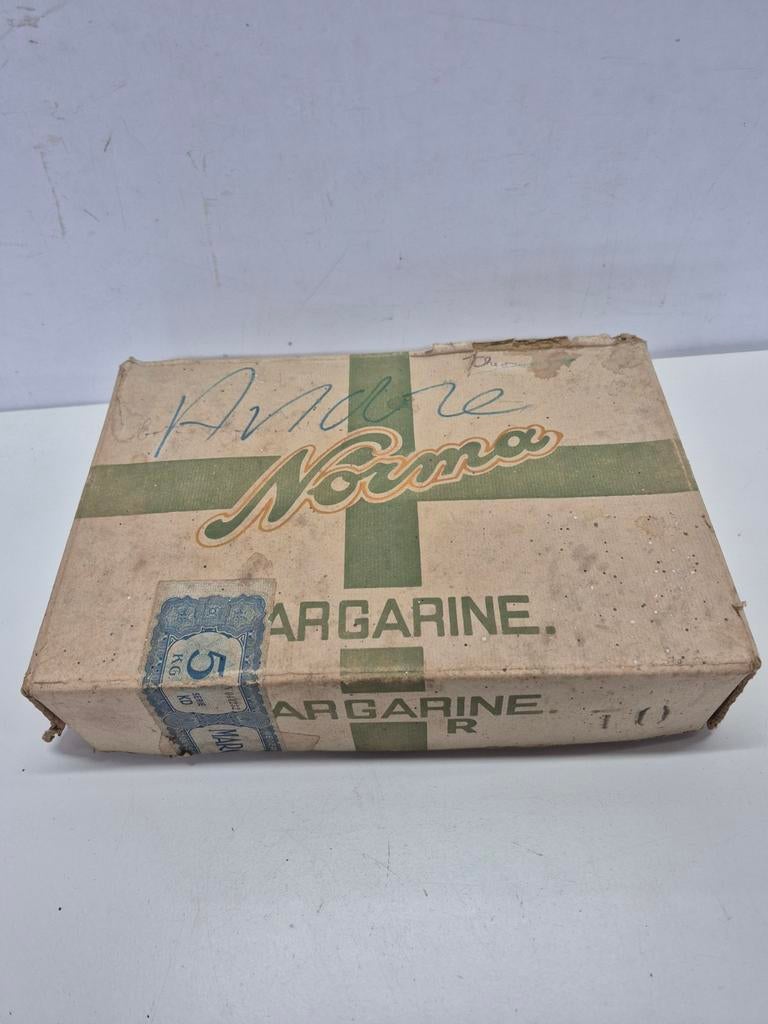 Margarine doos Norma, Ophalen of Verzenden, Gebruikt, Tabaksdoos of Verpakking