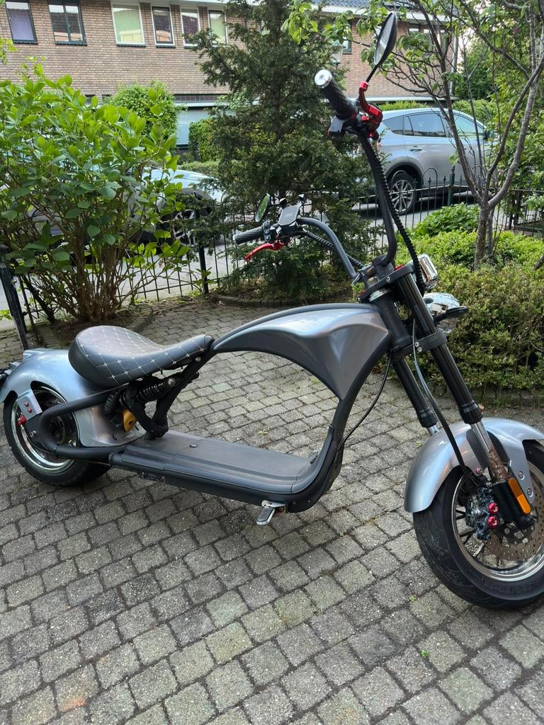 E-Chopper Mangosteen M1P 50km/u (Brommer), Fietsen en Brommers, Ophalen, Gebruikt, Maximaal 45 km/u, Elektrisch
