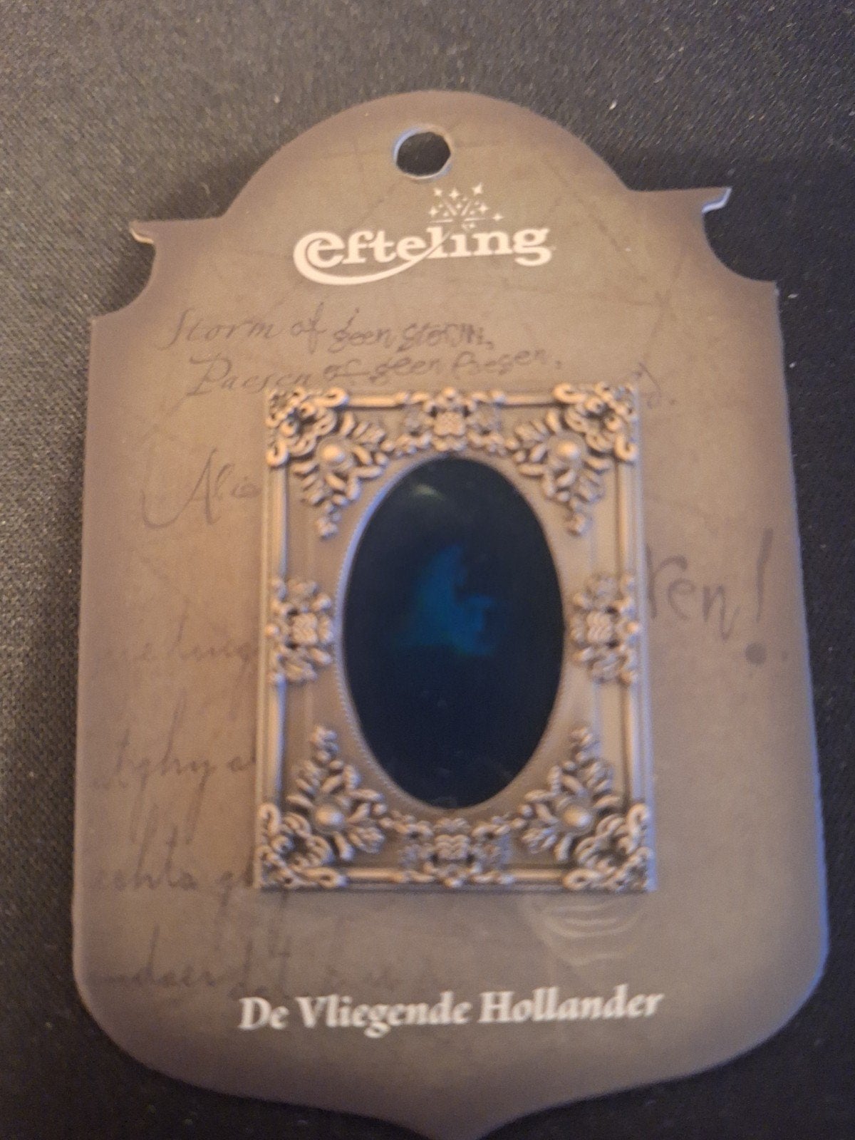 Efteling Vliegende Hollander pin, Ophalen of Verzenden, Gebruikt, Button of Speldje