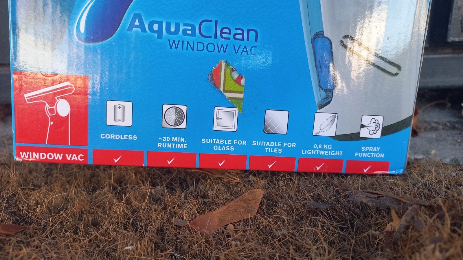 Dirt Devil AquaClean Window Vac - Snoerloze Raamreiniger, Overige merken, Draadloos, Nieuw, Ophalen of Verzenden