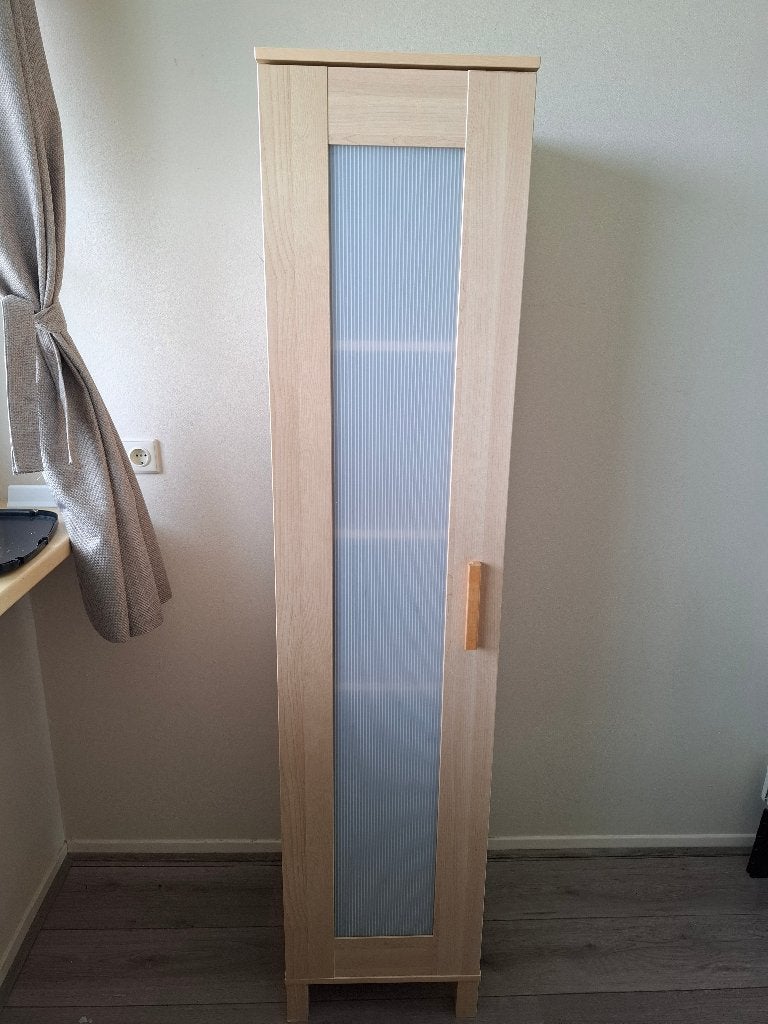 Smalle voorraadkast/(kinder)kledingkast, Ophalen, Gebruikt, 150 tot 200 cm, 25 tot 50 cm