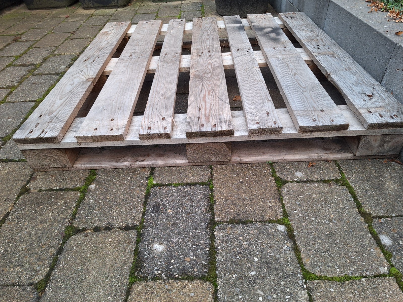Stevige houten pallet - Ideaal voor transport of decoratie, Ophalen, Gebruikt, 100 cm of meer, 60 cm of meer