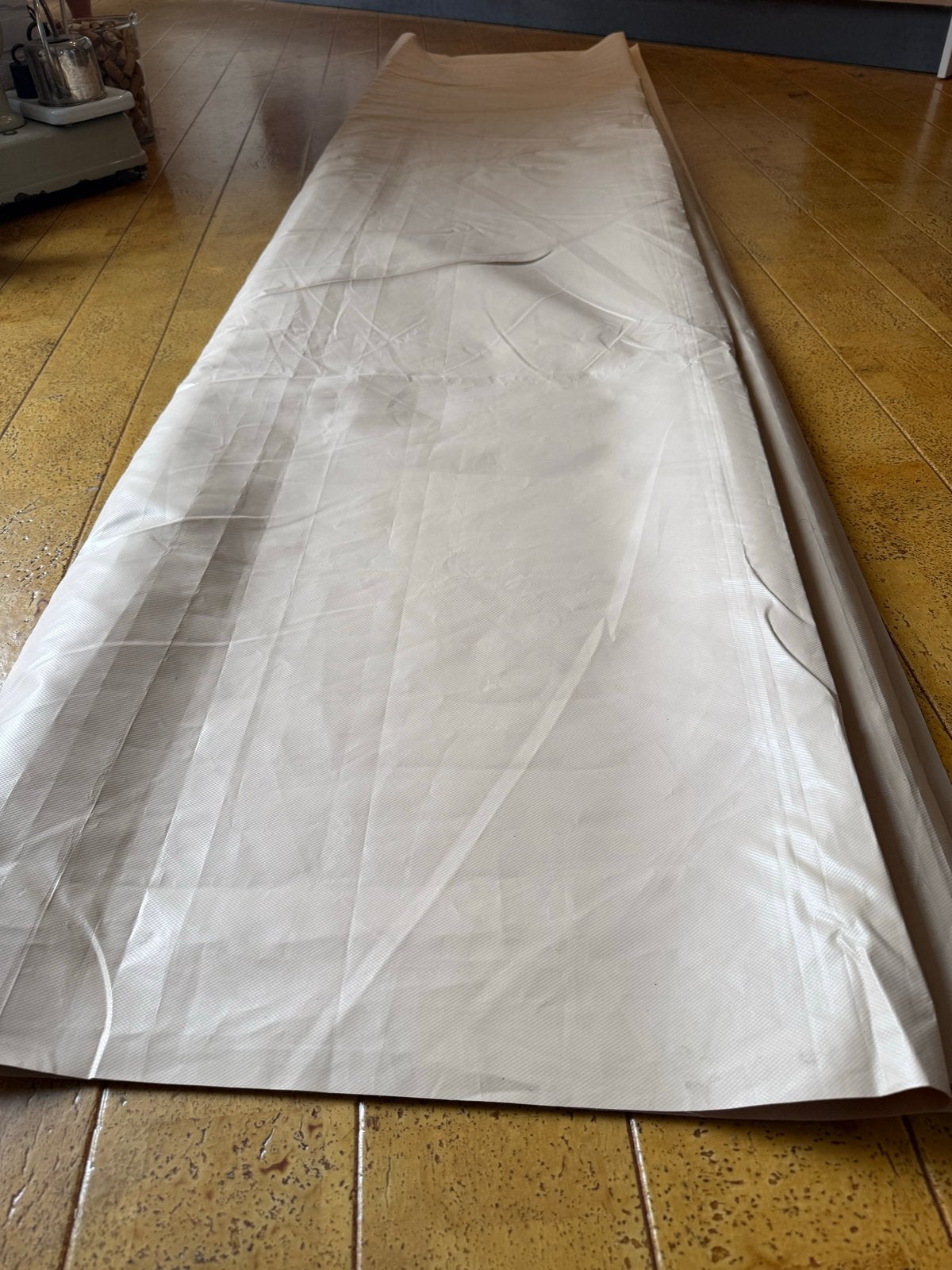 Pvc CANVAS zeil - Gebruikt - Beige, Ophalen, Gebruikt