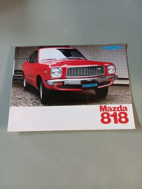 Mazda 818 [ 12 / 1976 ] 12 pag., Boeken, Auto's | Folders en Tijdschriften, Verzenden, Zo goed als nieuw, Mazda