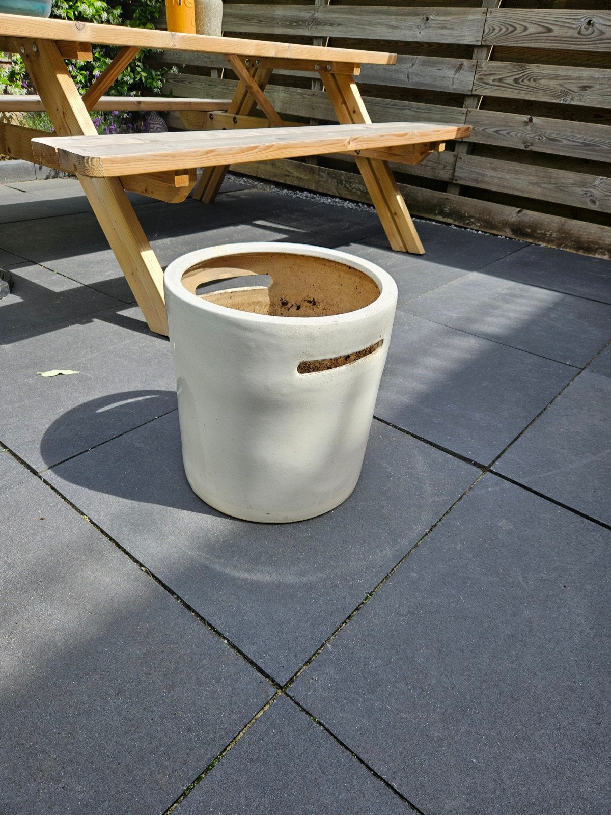 Zware bloempot binnen, Huis en Inrichting, Ophalen of Verzenden, Halfschaduw, Minder dan 100 cm