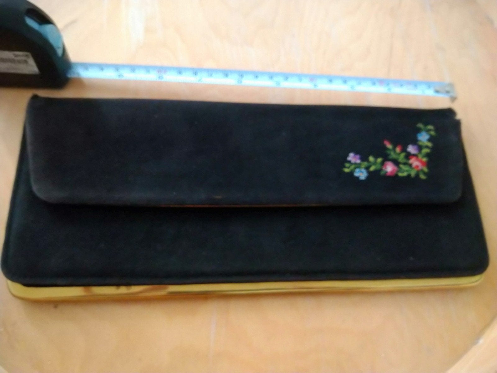 Vintage tasje met borduur, Ophalen of Verzenden