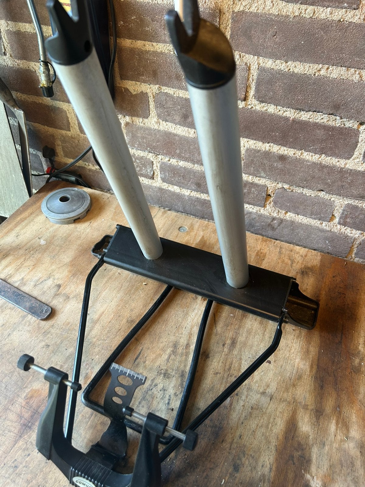 Comus professionele aluminium wiel richter, Fietsen en Brommers, Fietsaccessoires | Fietsgereedschap, Ophalen of Verzenden, Zo goed als nieuw