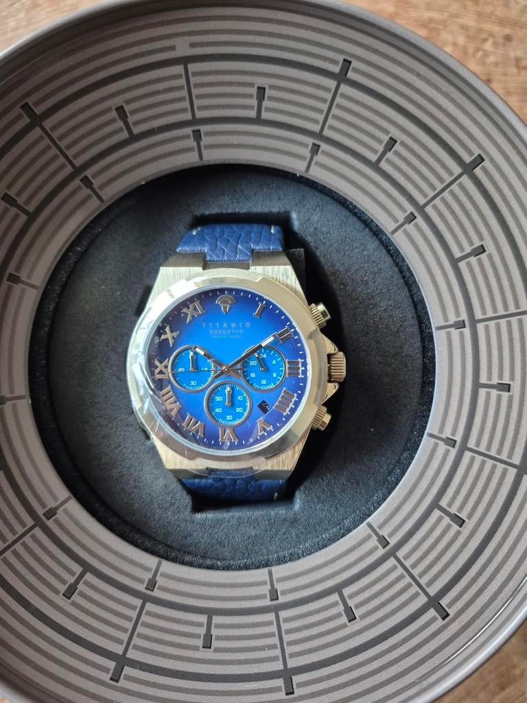 Titanio Augustus Herenhorloge, Sieraden, Tassen en Uiterlijk, Horloges | Heren, Ophalen of Verzenden, Nieuw, Overige merken