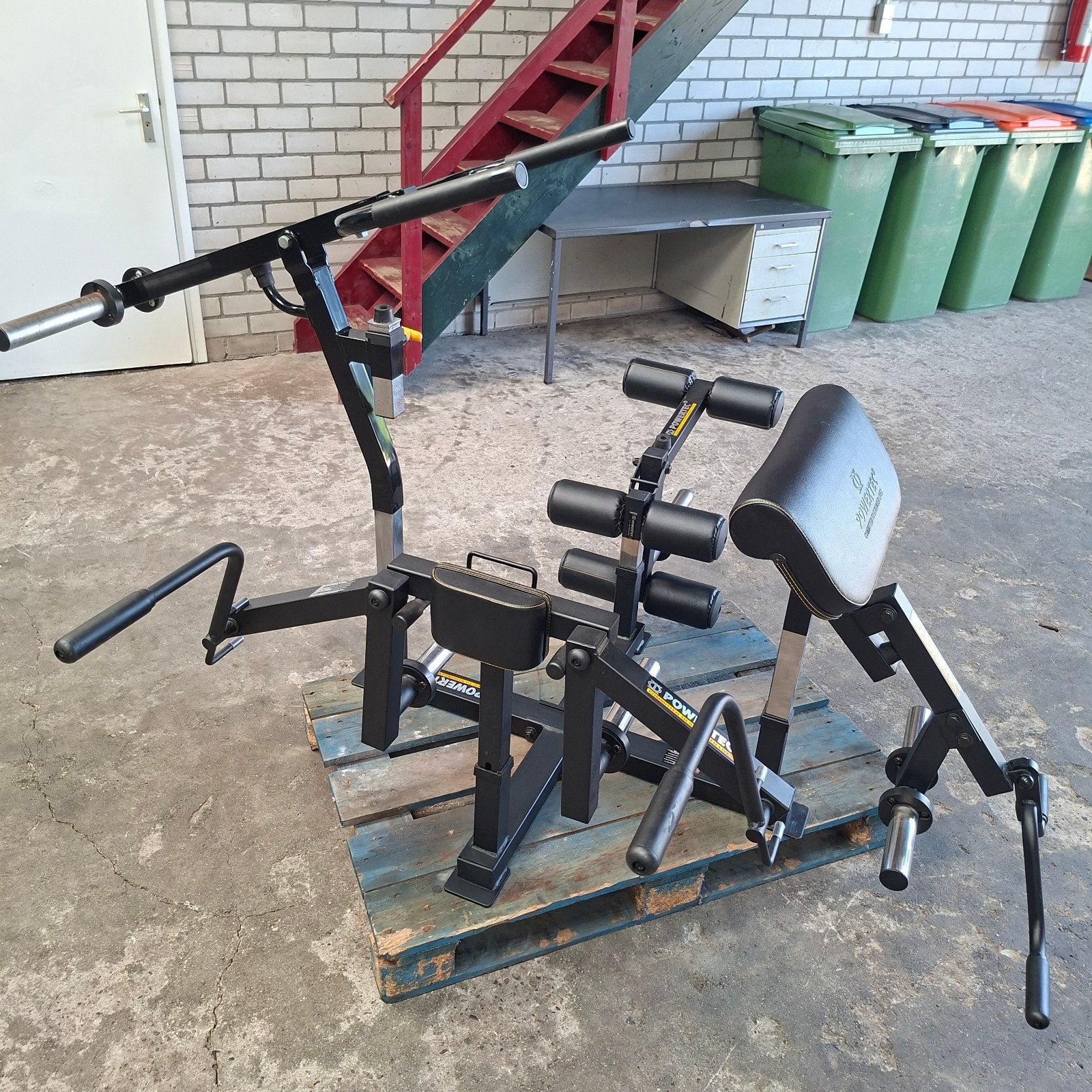 Powertec Accessoires Legs, Dip, Bicep, Fly + Opbergrek, Ophalen, Zo goed als nieuw, Armen, Overige typen