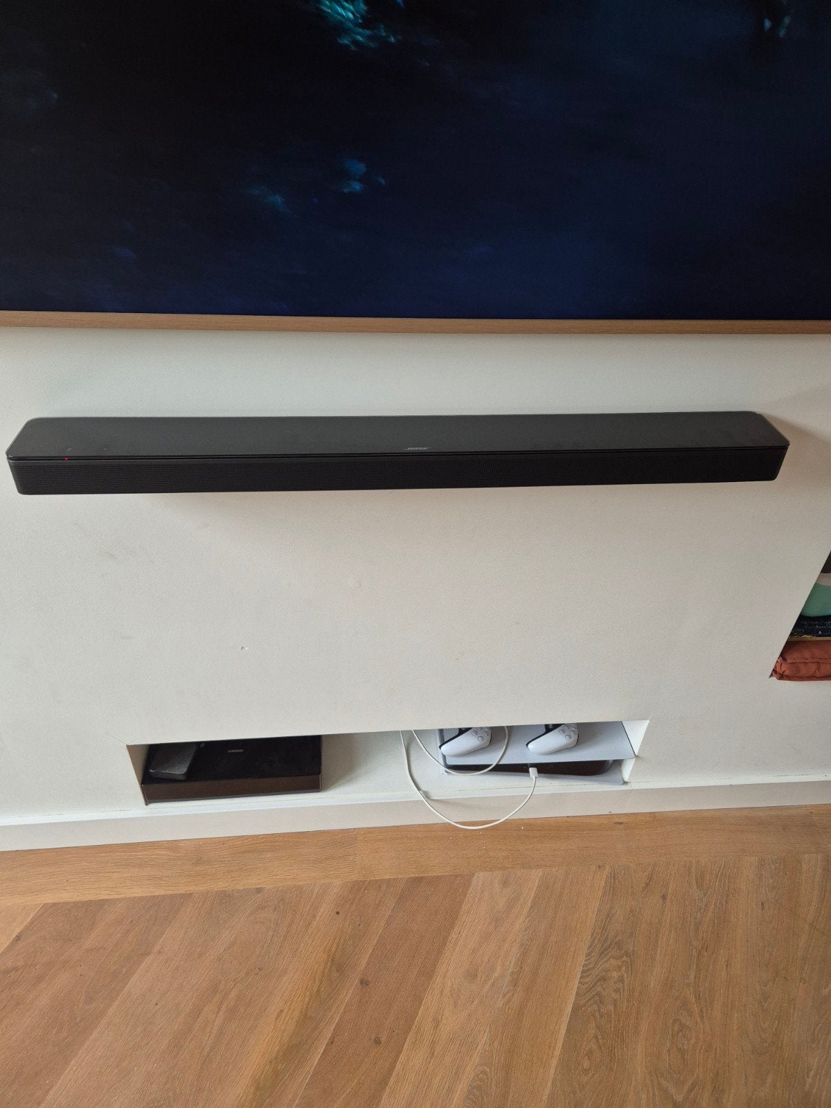 Bose 700 Soundbar met Bose 500 Subwoofer en Speakers, Ophalen of Verzenden, Bluetooth, Zo goed als nieuw