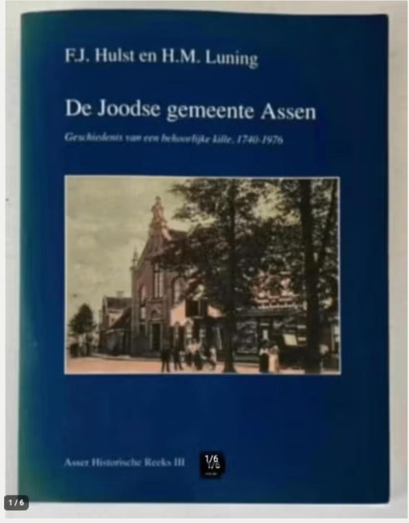 De Joodse gemeente Assen - F.J. Hulst en H.M. Luning, Boeken, Geschiedenis | Stad en Regio, Ophalen of Verzenden, Zo goed als nieuw