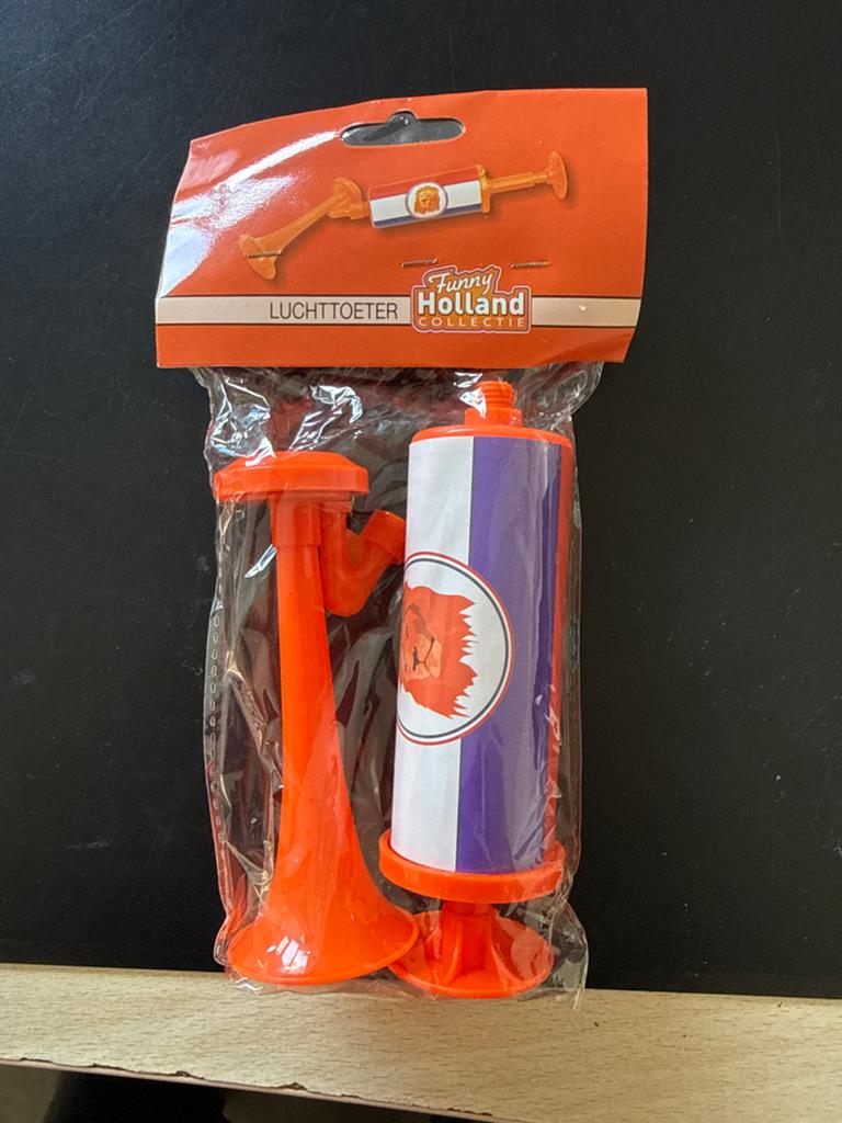 10 stuks voor €7,50 Luchttoeter Oranje - Holland, Hobby en Vrije tijd, Feestartikelen, Ophalen of Verzenden, Nieuw, Feestartikel