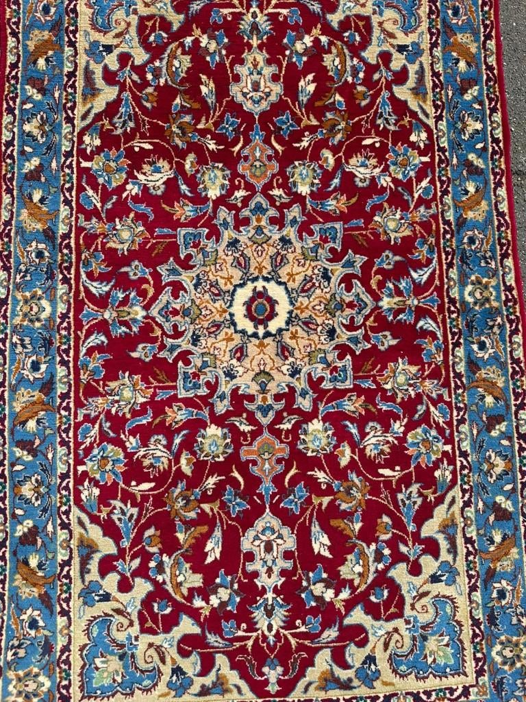Antiek Perzisch Tapijt Isfahan ( Antique Carpet) 118 x 69 cm, Wol, Zo goed als nieuw, NA, NA
