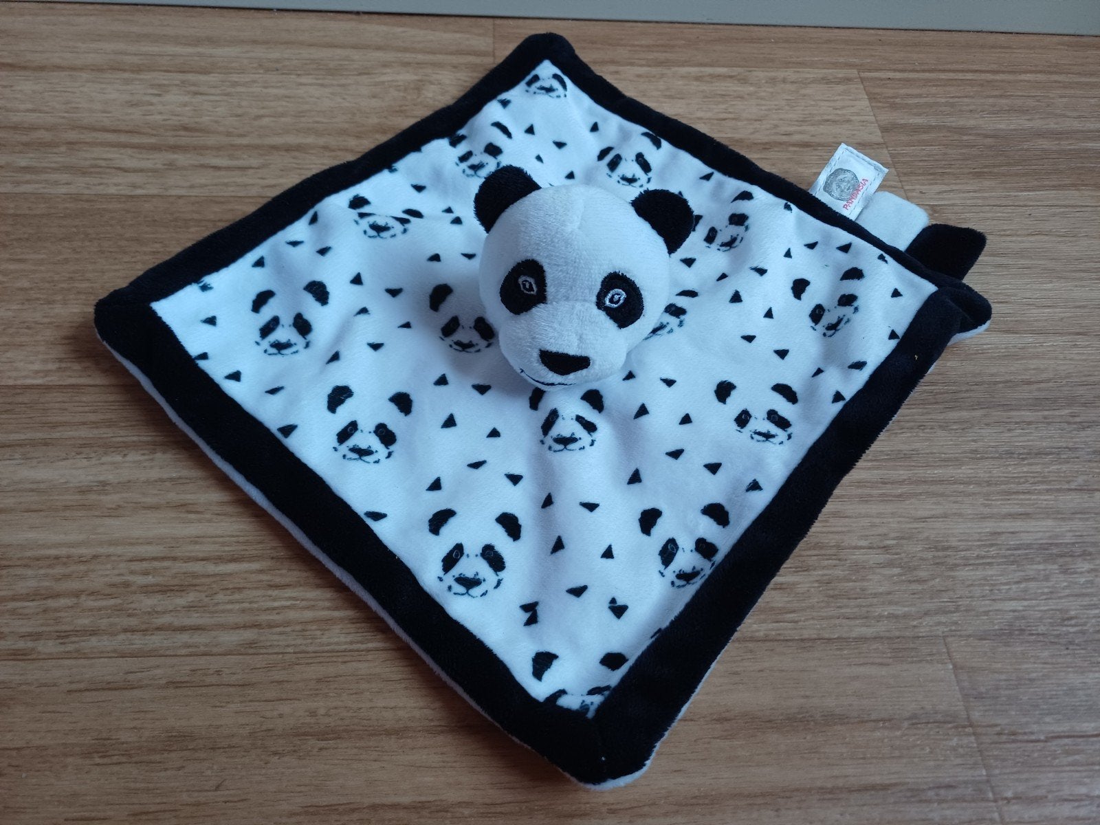 knuffeldoekje panda pandabeer pandasia beer beertje zwart, Ophalen of Verzenden