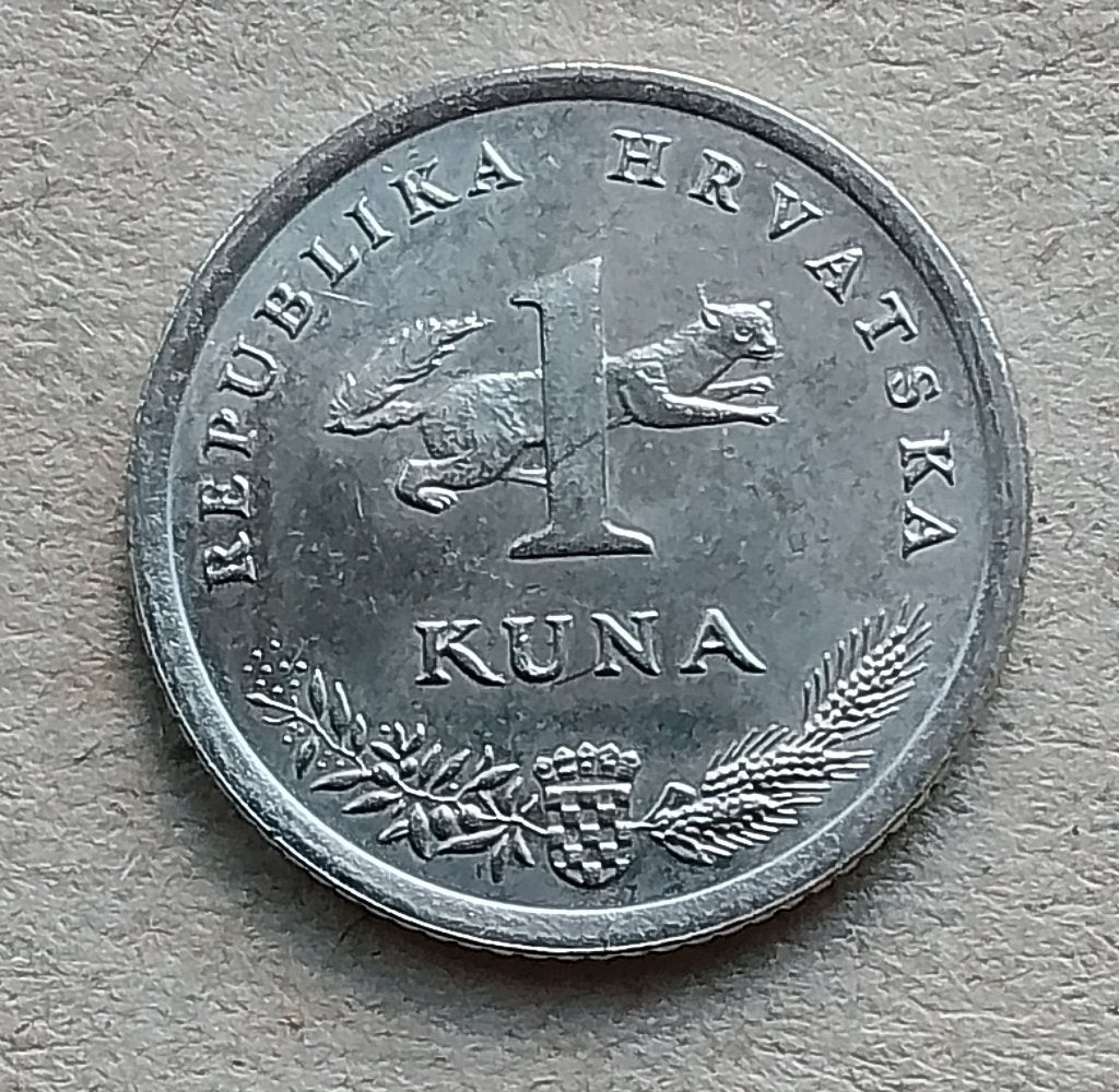 Kroatië, 1 kuna 1996 Olympische Spelen., Ophalen of Verzenden, Overige landen, Losse munt