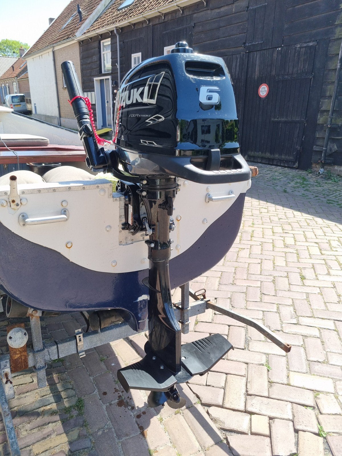 Suzuki 6 PK Buitenboordmotor - Zo goed als nieuw, Ophalen, 5 tot 10 pk, Viertaktmotor, Zo goed als nieuw